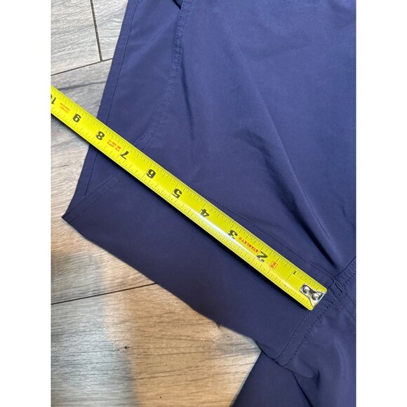 L.L.Bean Womens UPF 50+ Navy Shorts Size 14 Recycled Polyester & Spandex Blend M - Picture 4 of 7